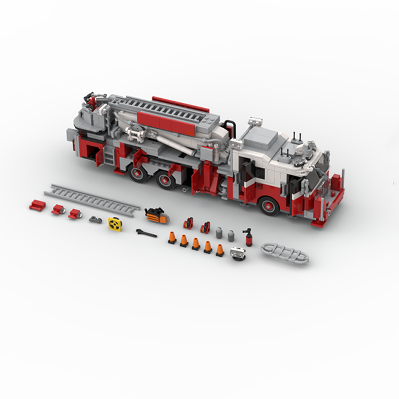1365피스 MOC FDNY - 뉴욕 - 타워 사다리  - Fire Escape Ladder 리뷰 및 가격
